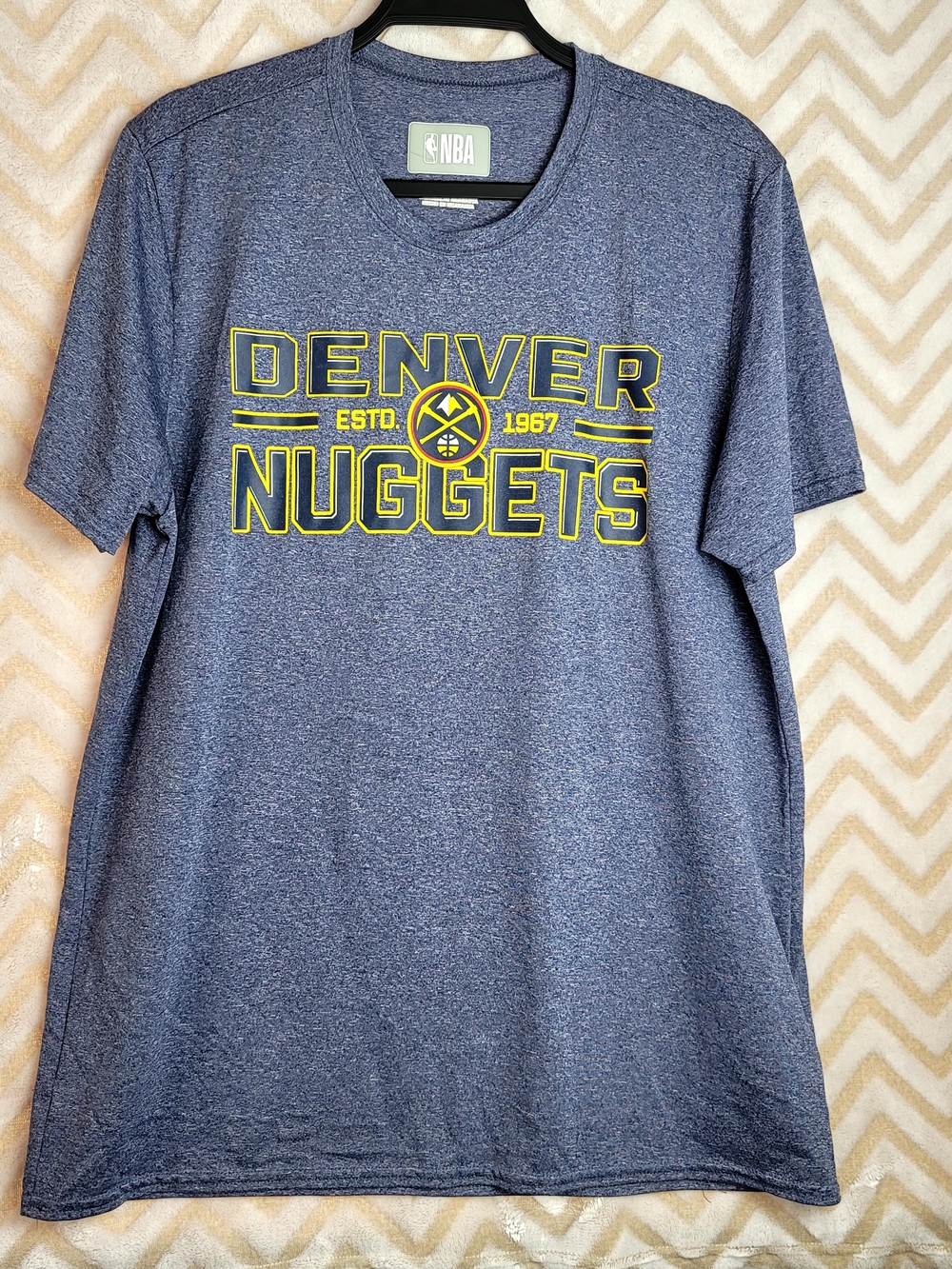 Denver Nuggets NBA T-Shirt - Blue & Yellow